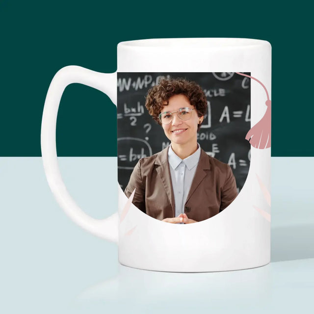 Foto Und Unterschrift: Die Beste Lehrerin Unter Der Sonne - Tasse