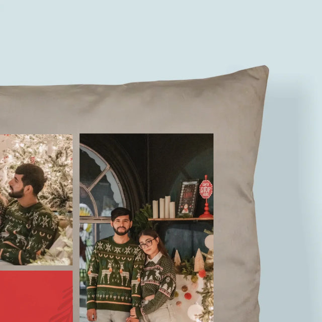 Fotocollage: Weihnachtsfotos - Kissen