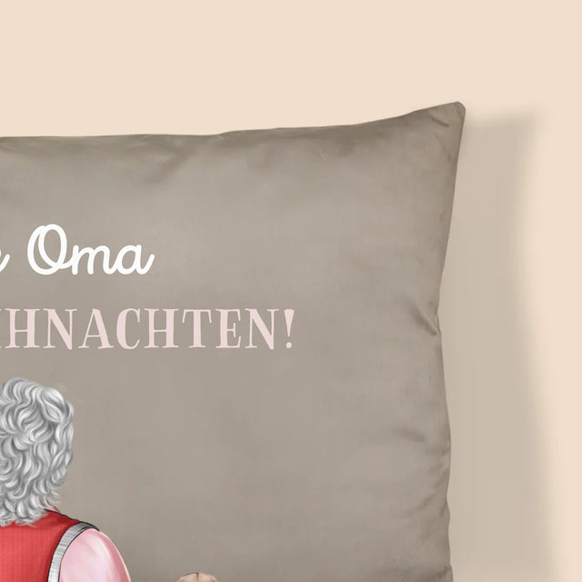 Avatar Creator: Frohe Weihnachten, Oma! - Kissen