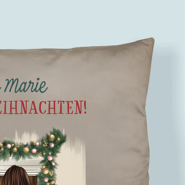 Avatar Creator: Weihnachten Freundinnen - Kissen