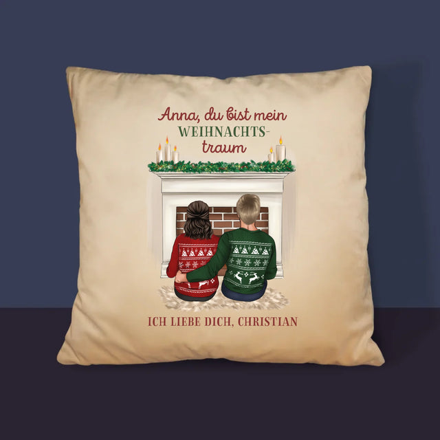 Avatar Creator: Weihnachtspaar - Kissen