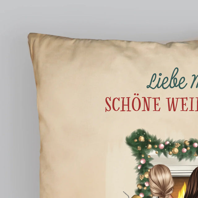 Avatar Creator: Weihnachten Freundinnen - Kissen