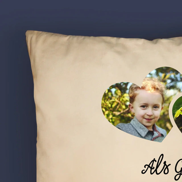 Fotocollage: Als Gott Großeltern Zuwies - Kissen