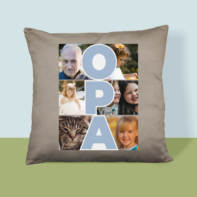 Fotocollage: Opa - Kissen