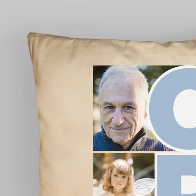 Fotocollage: Opa - Kissen