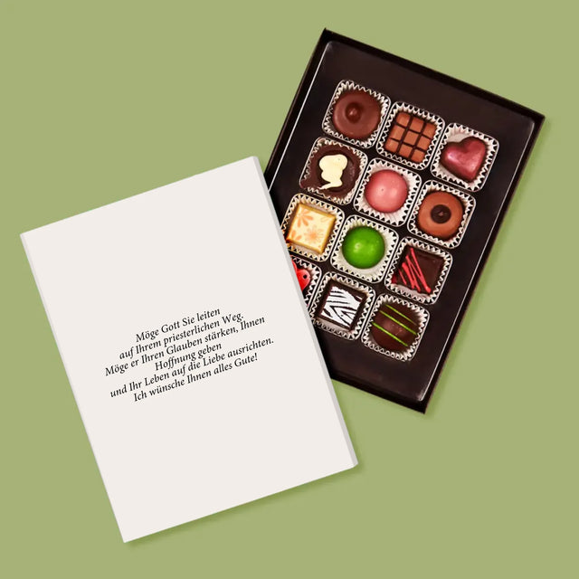 Name Und Unterschrift: Dank An Den Pfarrer - Pralinen