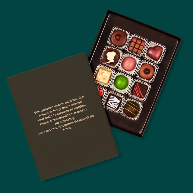 Name Und Unterschrift: Vip-Ticket- Trauzeuge - Pralinen