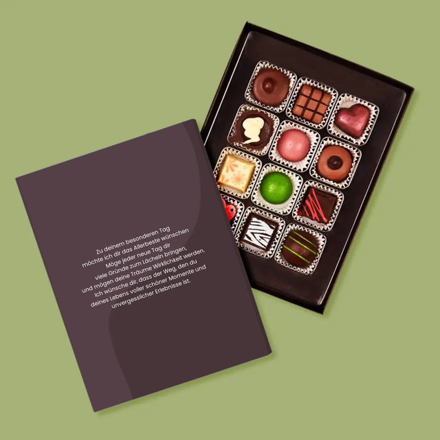 Fotocollage: Beste Chefin  - Pralinen