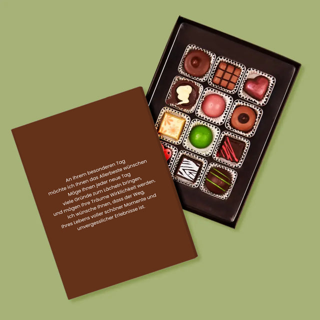 Foto Und Unterschrift: Bester Teamleiter - Pralinen