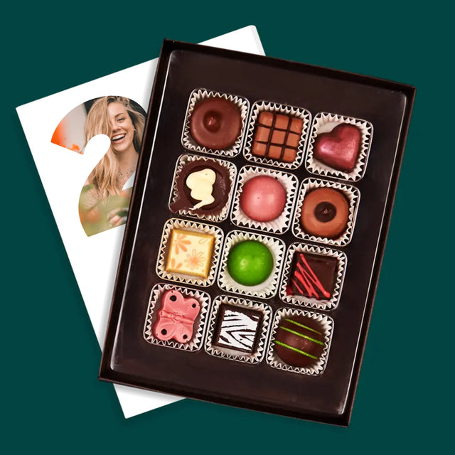 Buchstaben-Collage: Zu Alt Für Dicaprio - Pralinen