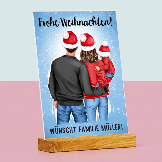Avatar Creator: Weihnachtsfamilie - Druck Auf Acrylglas