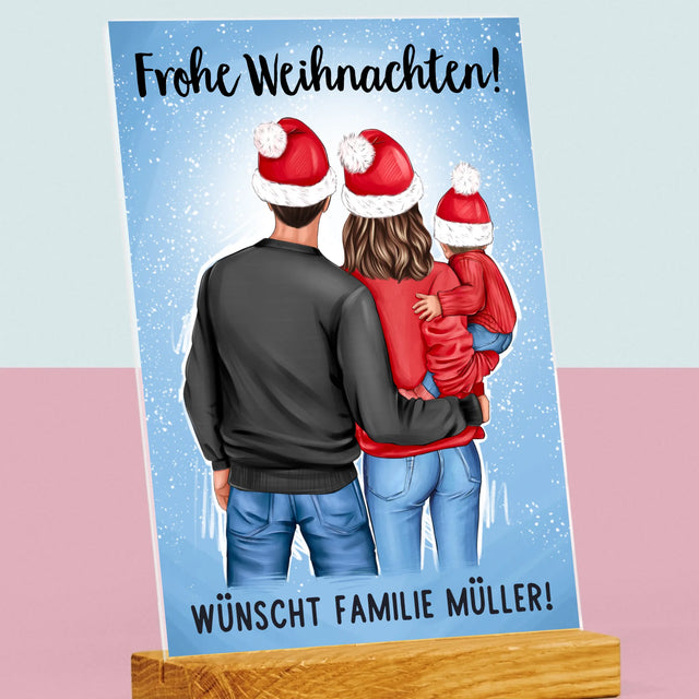 Avatar Creator: Weihnachtsfamilie - Druck Auf Acrylglas