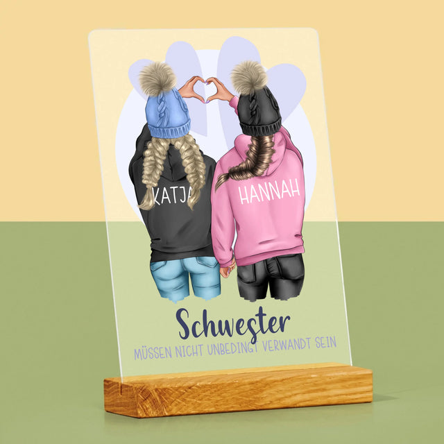 Avatar Creator: Winter Freundinnen - Druck Auf Acrylglas