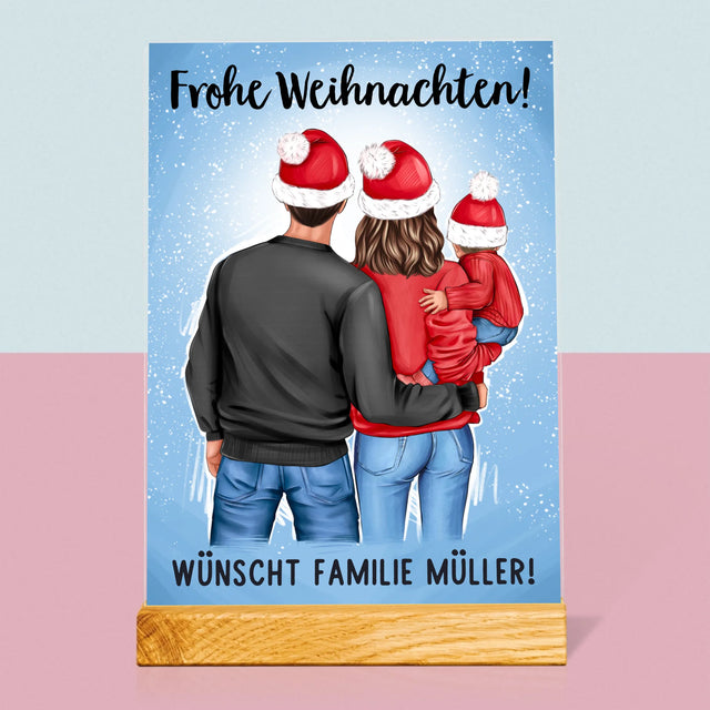 Avatar Creator: Weihnachtsfamilie - Druck Auf Acrylglas