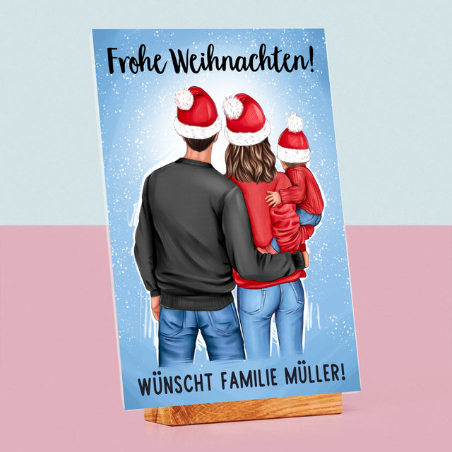 Avatar Creator: Weihnachtsfamilie - Druck Auf Acrylglas