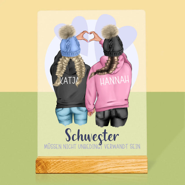 Avatar Creator: Winter Freundinnen - Druck Auf Acrylglas