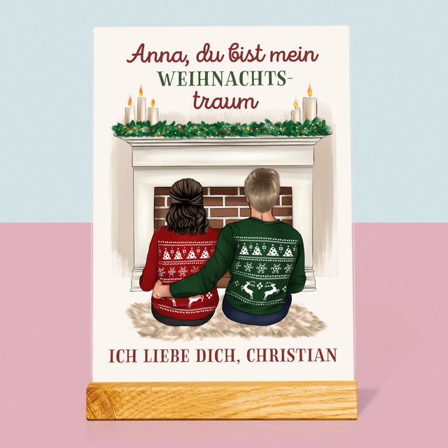 Avatar Creator: Weihnachtspaar - Druck Auf Acrylglas