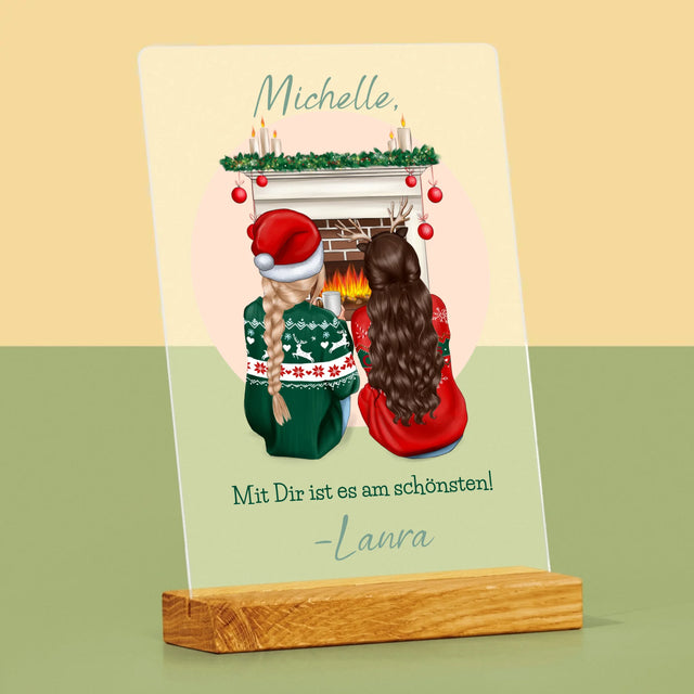 Avatar Creator: Beste Freundinnen Weihnachten - Druck Auf Acrylglas