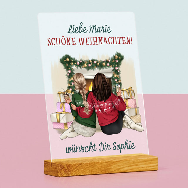 Avatar Creator: Weihnachten Freundinnen - Druck Auf Acrylglas