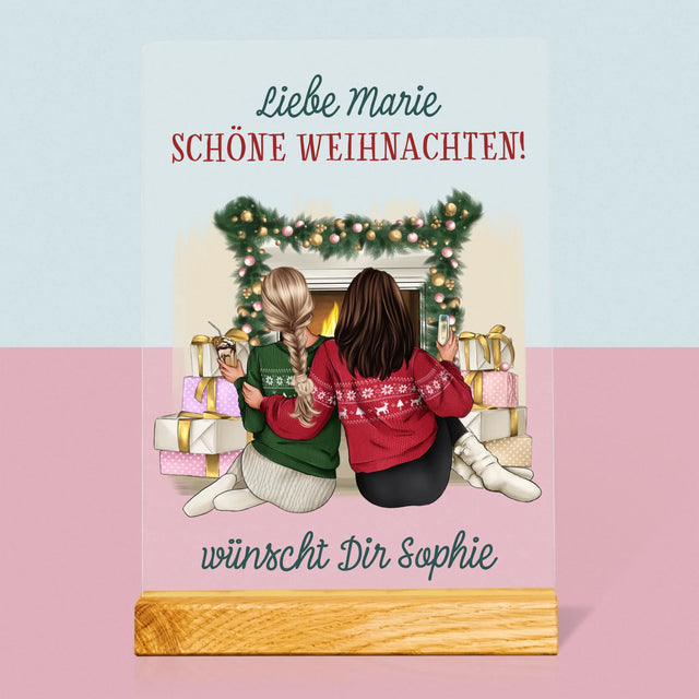 Avatar Creator: Weihnachten Freundinnen - Druck Auf Acrylglas