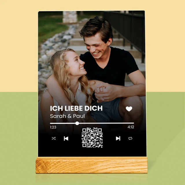 Foto Und Unterschrift: Euer Lied-Qr-Code - Druck Auf Acrylglas