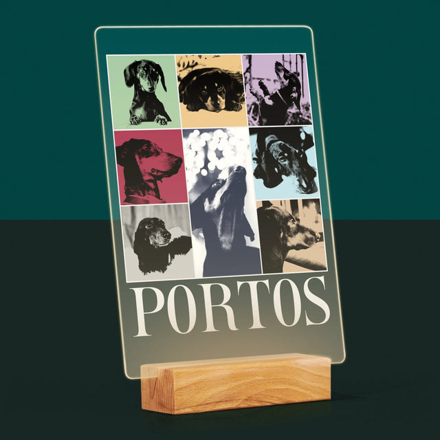 Fotocollage: Haustier Wie Taylor - Druck Auf Acrylglas