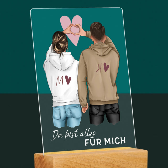 Avatar Creator: Paar Herz - Druck Auf Acrylglas