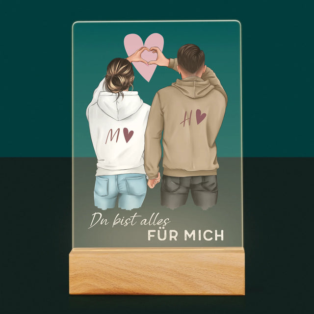 Avatar Creator: Paar Herz - Druck Auf Acrylglas