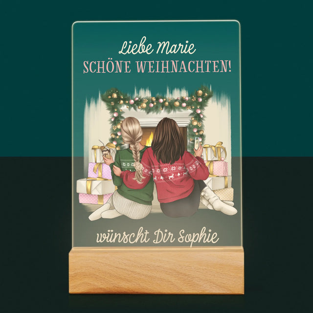 Avatar Creator: Weihnachten Freundinnen - Druck Auf Acrylglas