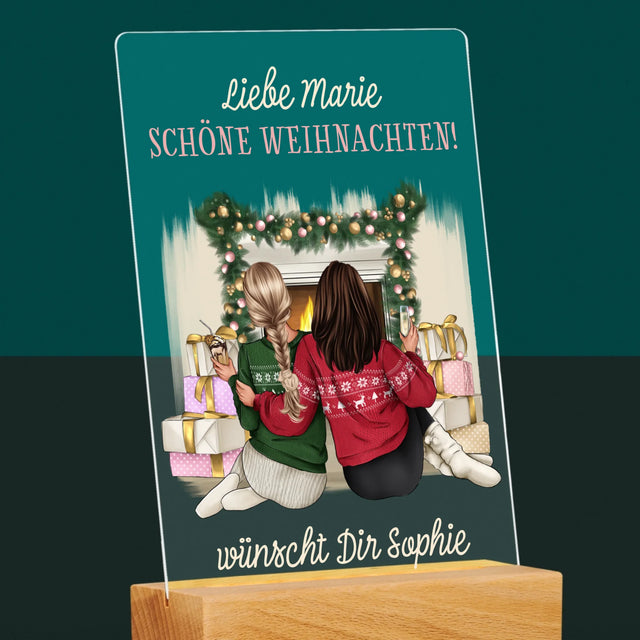 Avatar Creator: Weihnachten Freundinnen - Druck Auf Acrylglas