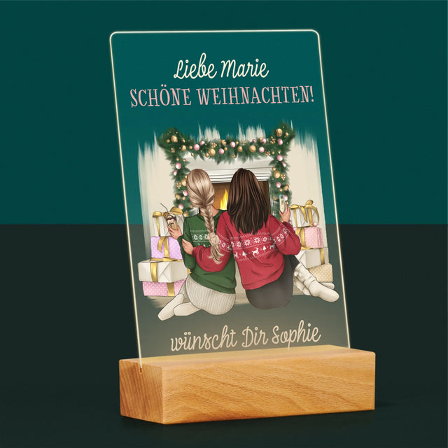 Avatar Creator: Weihnachten Freundinnen - Druck Auf Acrylglas