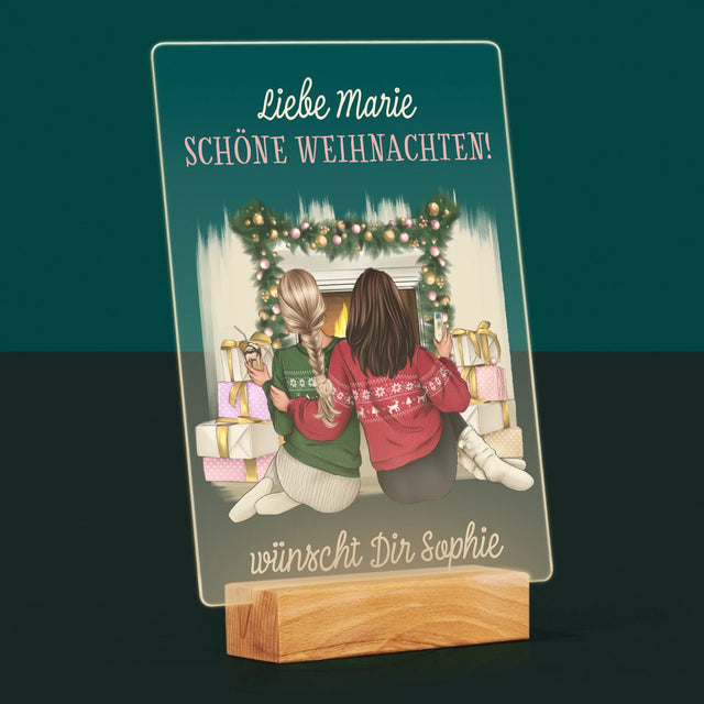 Avatar Creator: Weihnachten Freundinnen - Druck Auf Acrylglas