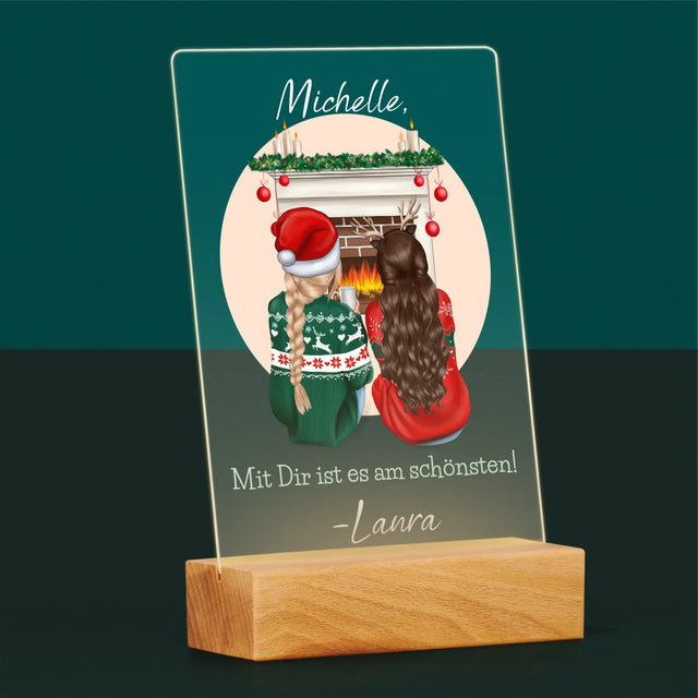 Avatar Creator: Beste Freundinnen Weihnachten - Druck Auf Acrylglas