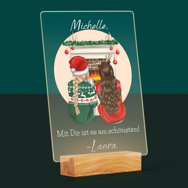 Avatar Creator: Beste Freundinnen Weihnachten - Druck Auf Acrylglas