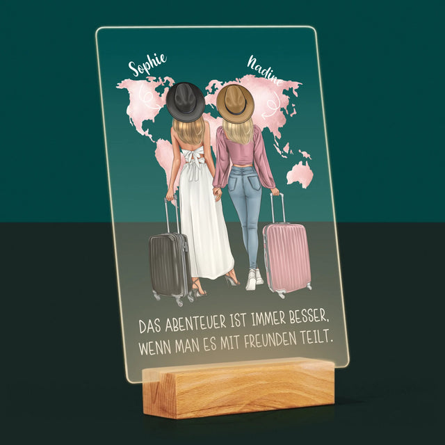 Avatar Creator: Reisende Freundinnen - Druck Auf Acrylglas