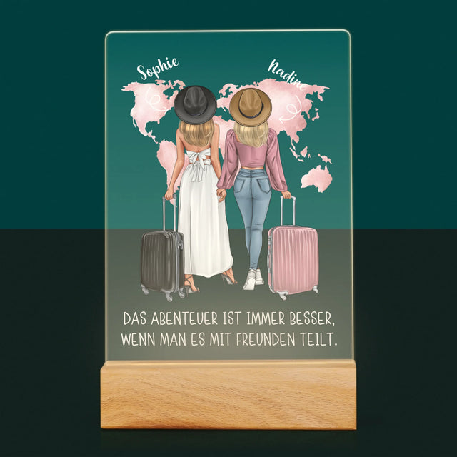 Avatar Creator: Reisende Freundinnen - Druck Auf Acrylglas