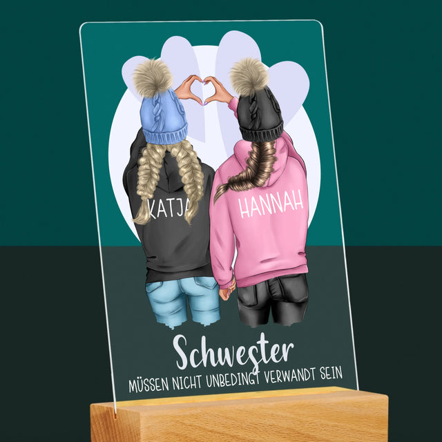 Avatar Creator: Winter Freundinnen - Druck Auf Acrylglas