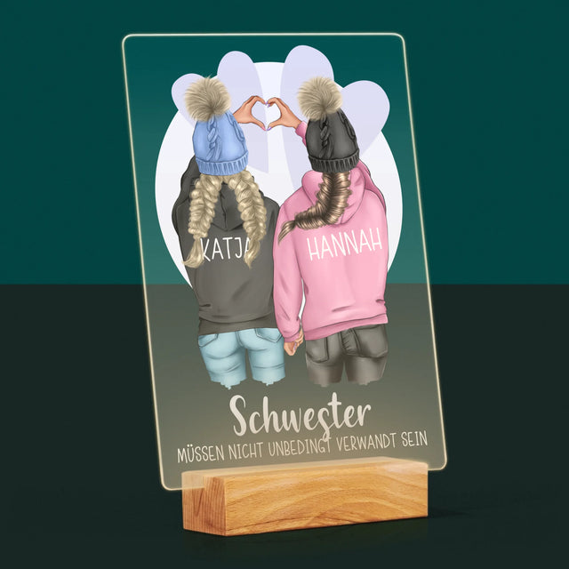 Avatar Creator: Winter Freundinnen - Druck Auf Acrylglas