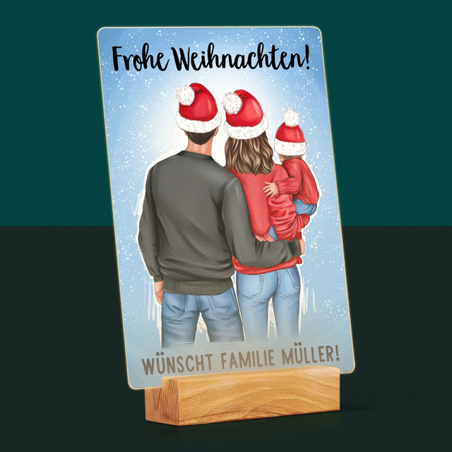 Avatar Creator: Weihnachtsfamilie - Druck Auf Acrylglas