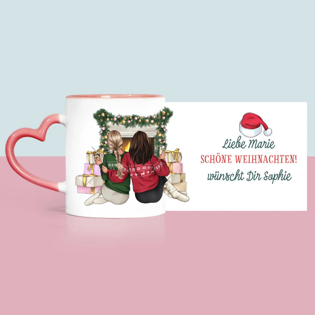 Avatar Creator: Weihnachten Freundinnen - Tasse