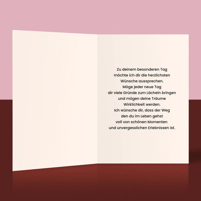 Form-Collage: Für Die Jagd Geschaffen - Glückwunschkarte