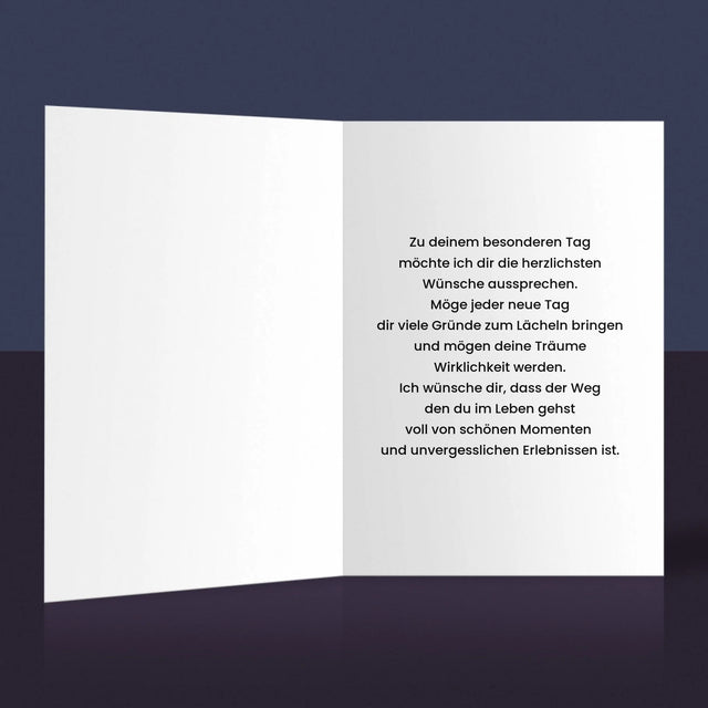 Fotocollage: Der Jäger - Glückwunschkarte