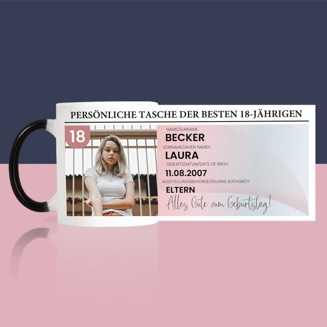 Foto Und Unterschrift: Personalausweis - Tasse