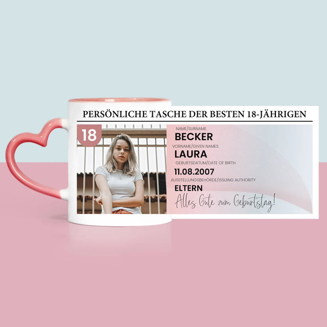 Foto Und Unterschrift: Personalausweis - Tasse