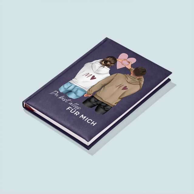 Avatar Creator: Paar Herz - Notizbuch