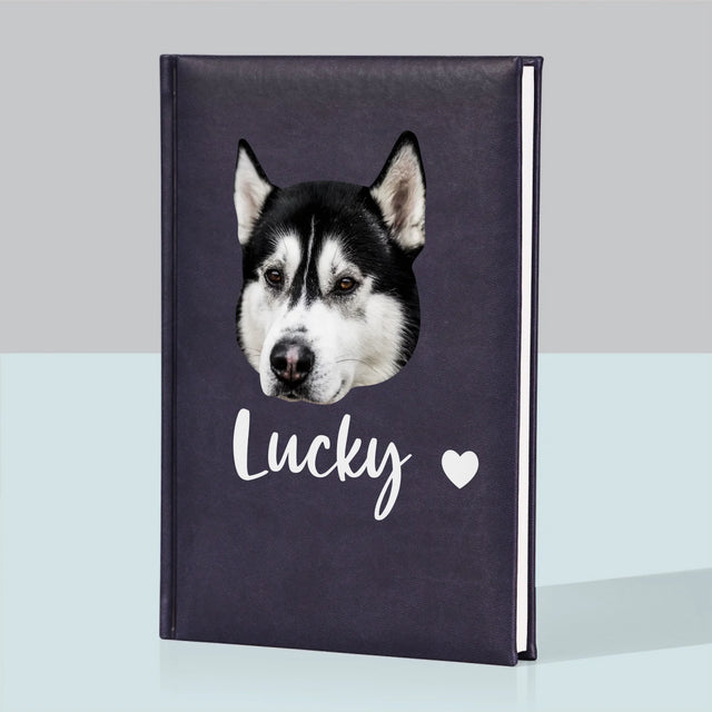 Ihr Avatar: Der Kopf Deines Hundes - Notizbuch