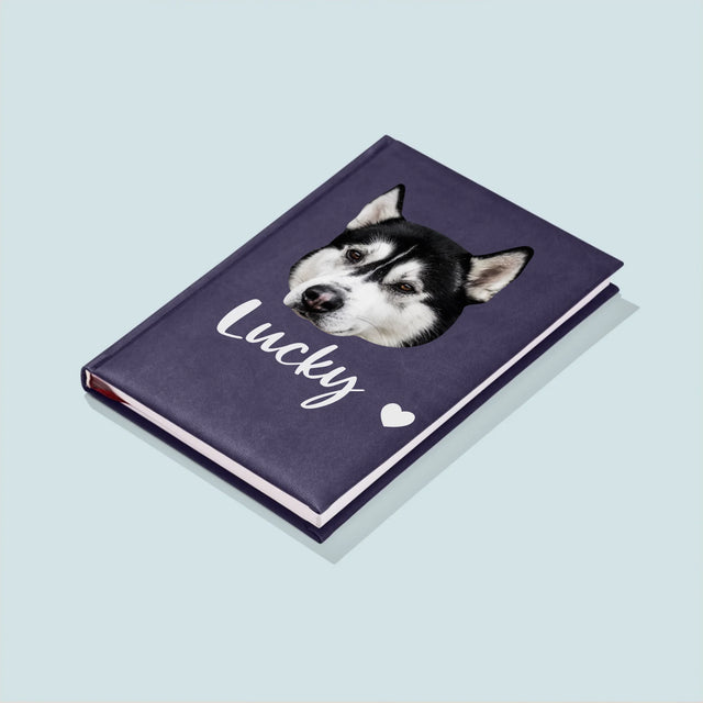 Ihr Avatar: Der Kopf Deines Hundes - Notizbuch