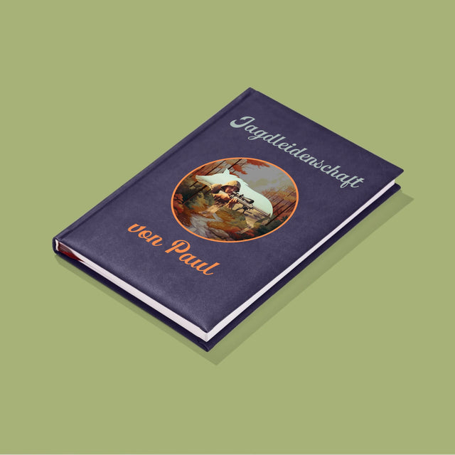 Foto Und Unterschrift: Jagdleidenschaft  - Notizbuch