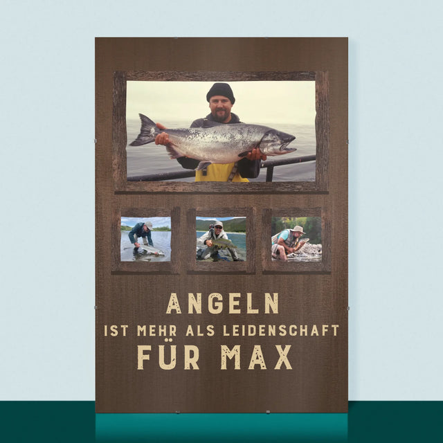 Fotocollage: Angeln - Poster