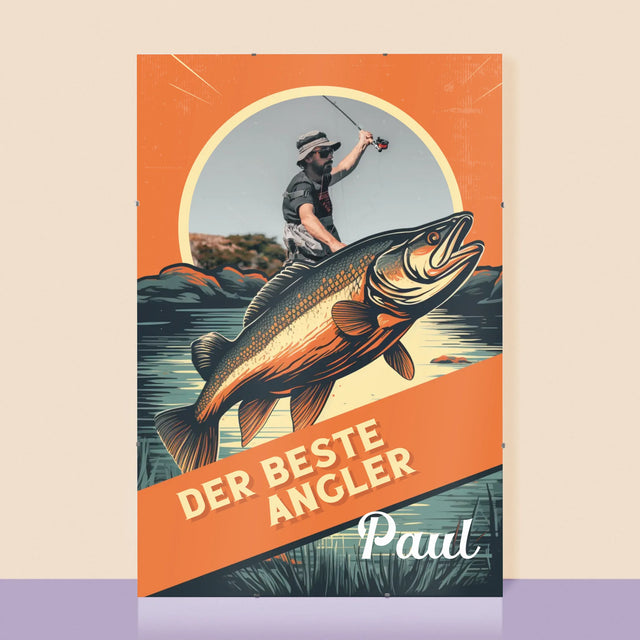 Foto Und Unterschrift: Der Beste Angler - Poster